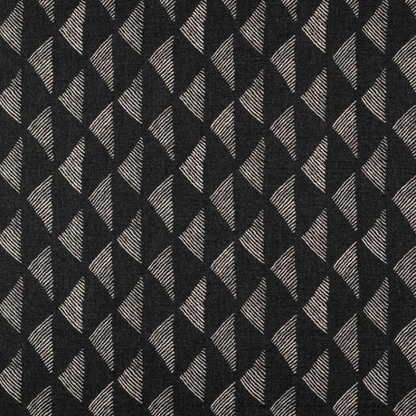 Sample of Sunbrella Etched Angles II Char 146470 - 0001 Upholstery Fabric - SewKnot