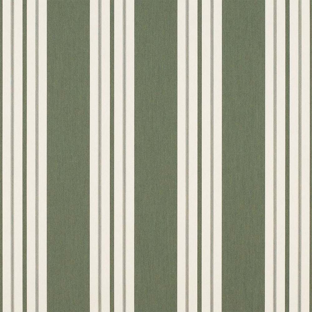 Sample of Sunbrella Fern Classic 4955 - 0000 46 - Inch Stripes Awning / Shade Fabric - SewKnot