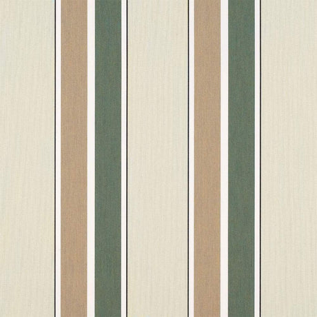 Sample of Sunbrella Fern / Heather Beige Blockstripe 4959 - 0000 46 - Inch Stripes Awning / Shade Fabric - SewKnot