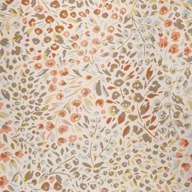 Sample of Sunbrella Flora Sunset 146608 - 0001 Upholstery Fabric - SewKnot