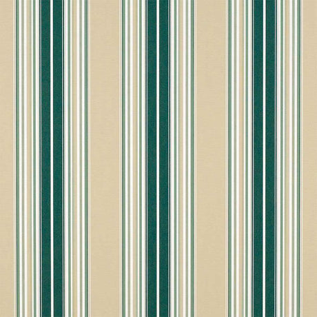 Sample of Sunbrella Forest / Beige / Natural / Sage Fancy 4932 - 0000 46 - Inch Stripes Awning / Shade Fabric - SewKnot