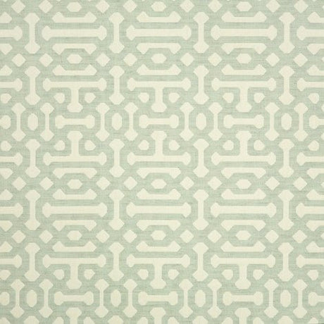 Sample of Sunbrella Fretwork Mist 45991 - 0000 Upholstery Fabric - SewKnot