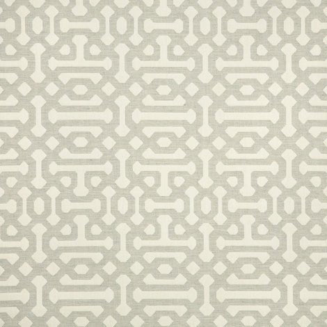 Sample of Sunbrella Fretwork Pewter 45991 - 0002 Upholstery Fabric - SewKnot