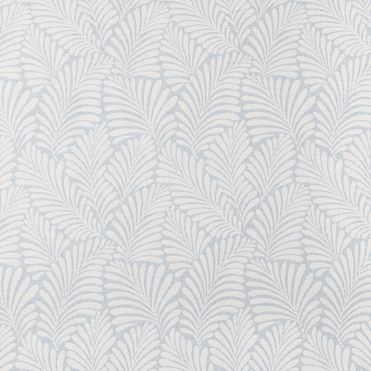 Sample of Sunbrella Frond Sky 146472 - 0003 Upholstery Fabric - SewKnot