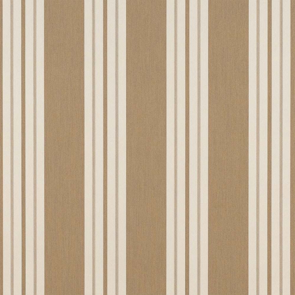 Sample of Sunbrella Heather Beige Classic 4954 - 0000 46 - Inch Stripes Awning / Shade Fabric - SewKnot