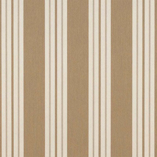 Sample of Sunbrella Heather Beige Classic 4954 - 0000 46 - Inch Stripes Awning / Shade Fabric - SewKnot