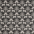 Sample of Sunbrella Jaipur Frame II Onyx 146409 - 0004 Upholstery Fabric - SewKnot