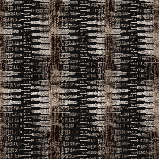 Sample of Sunbrella Ortiz Onyx 146474 - 0003 Upholstery Fabric - SewKnot