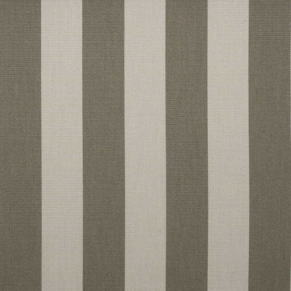 Sample of Sunbrella Paxton Stone 4711 - 0000 46 - Inch Stripes Awning / Shade Fabric - SewKnot