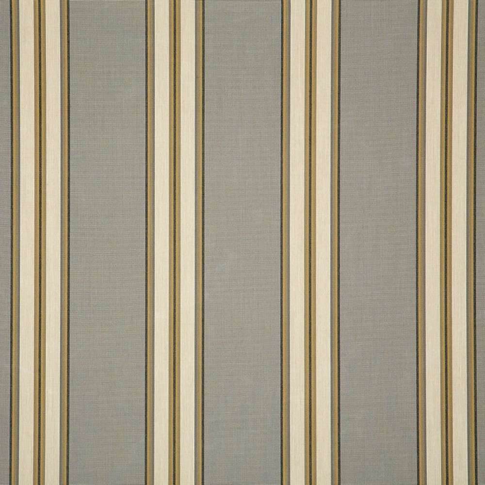 Sample of Sunbrella Preston Stone 4768 - 0000 46 - Inch Stripes Awning / Shade Fabric - SewKnot