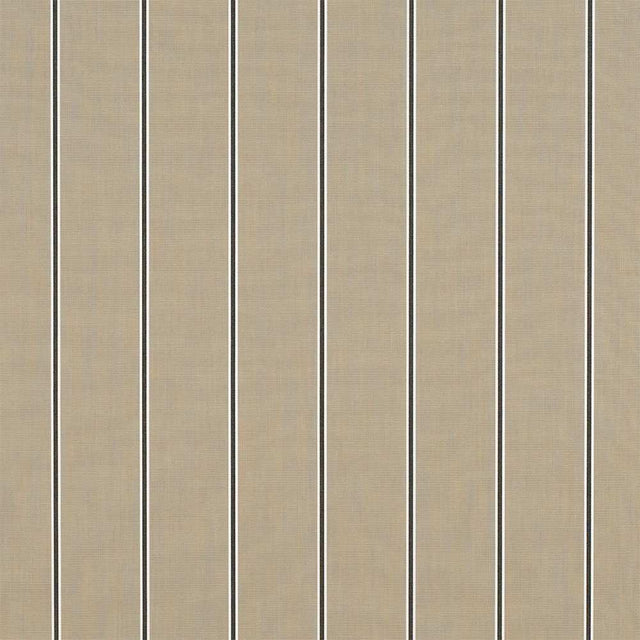 Sample of Sunbrella Putty Regimental 4961 - 0000 46 - Inch Stripes Awning / Shade Fabric - SewKnot