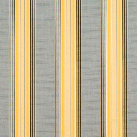 Sample of Sunbrella Rodanthe Metallic 4879 - 0000 46 - Inch Stripes Mayfield Collection Awning / Shade Fabric - SewKnot