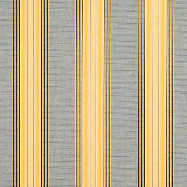 Sample of Sunbrella Rodanthe Metallic 4879 - 0000 46 - Inch Stripes Mayfield Collection Awning / Shade Fabric - SewKnot