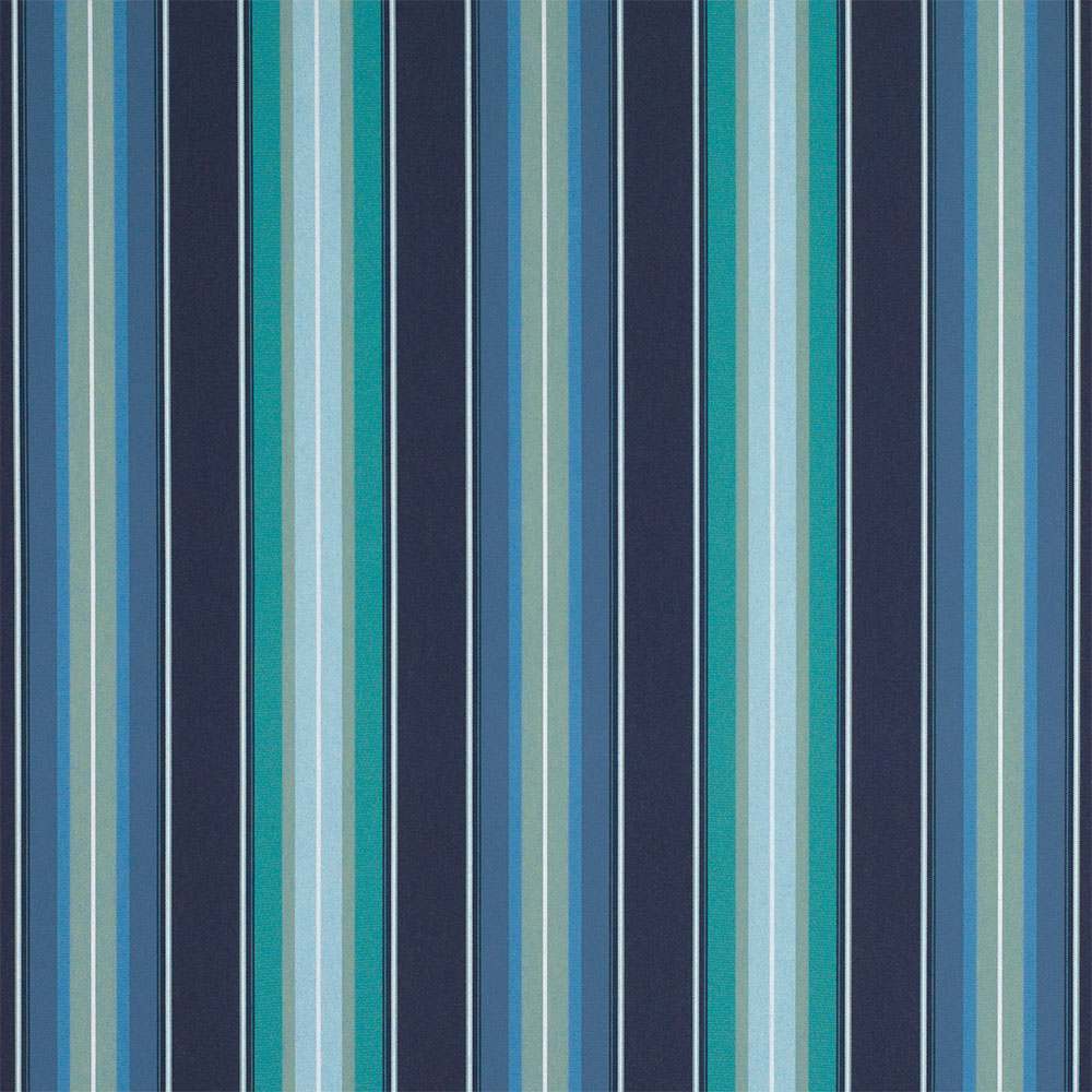 Sample of Sunbrella Saxon Cascade 4884 - 0000 46 - Inch Stripes Awning / Shade Fabric - SewKnot