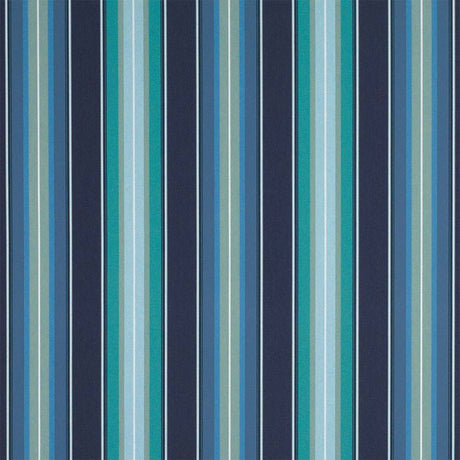 Sample of Sunbrella Saxon Cascade 4884 - 0000 46 - Inch Stripes Awning / Shade Fabric - SewKnot