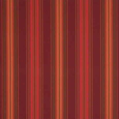 Sample of Sunbrella Saxon Chili 4885 - 0000 46 - Inch Stripes Awning / Shade Fabric - SewKnot