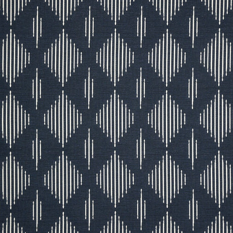 Sample of Sunbrella Spinner Diamond II Midnight 146102 - 0007 Upholstery Fabric - SewKnot