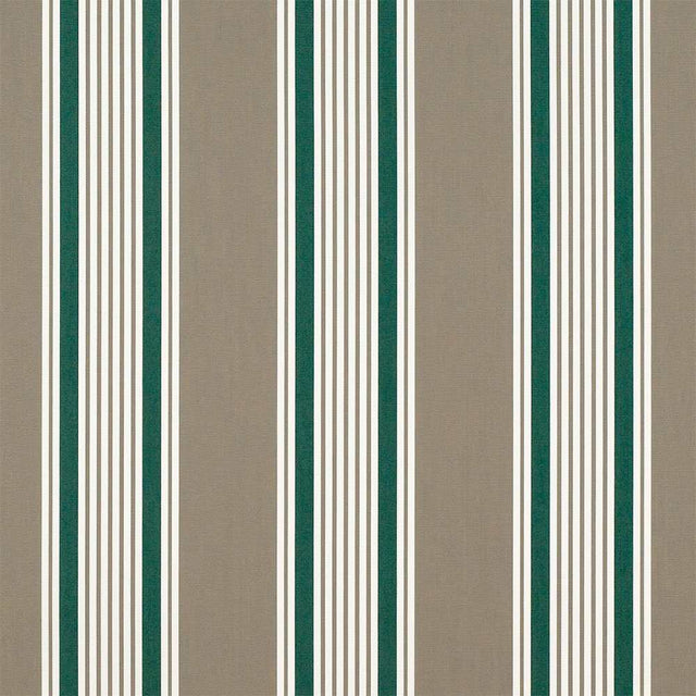 Sample of Sunbrella Taupe 5 - Bar 4907 - 0000 46 - Inch Stripes Awning / Shade Fabric - SewKnot