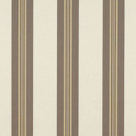 Sample of Sunbrella Taupe Tailored Bar Stripe 4945 - 0000 46 - Inch Stripes Awning / Shade Fabric - SewKnot