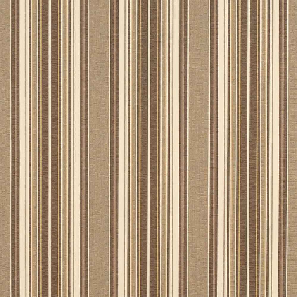 Sample of Sunbrella Westfield Mushroom 4817 - 0000 46 - Inch Stripes Awning / Shade Fabric - SewKnot