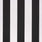 Sunbrella Beaufort Black / White 6 Bar 5704-0000 46-Inch Stripes Awning / Shade Fabric