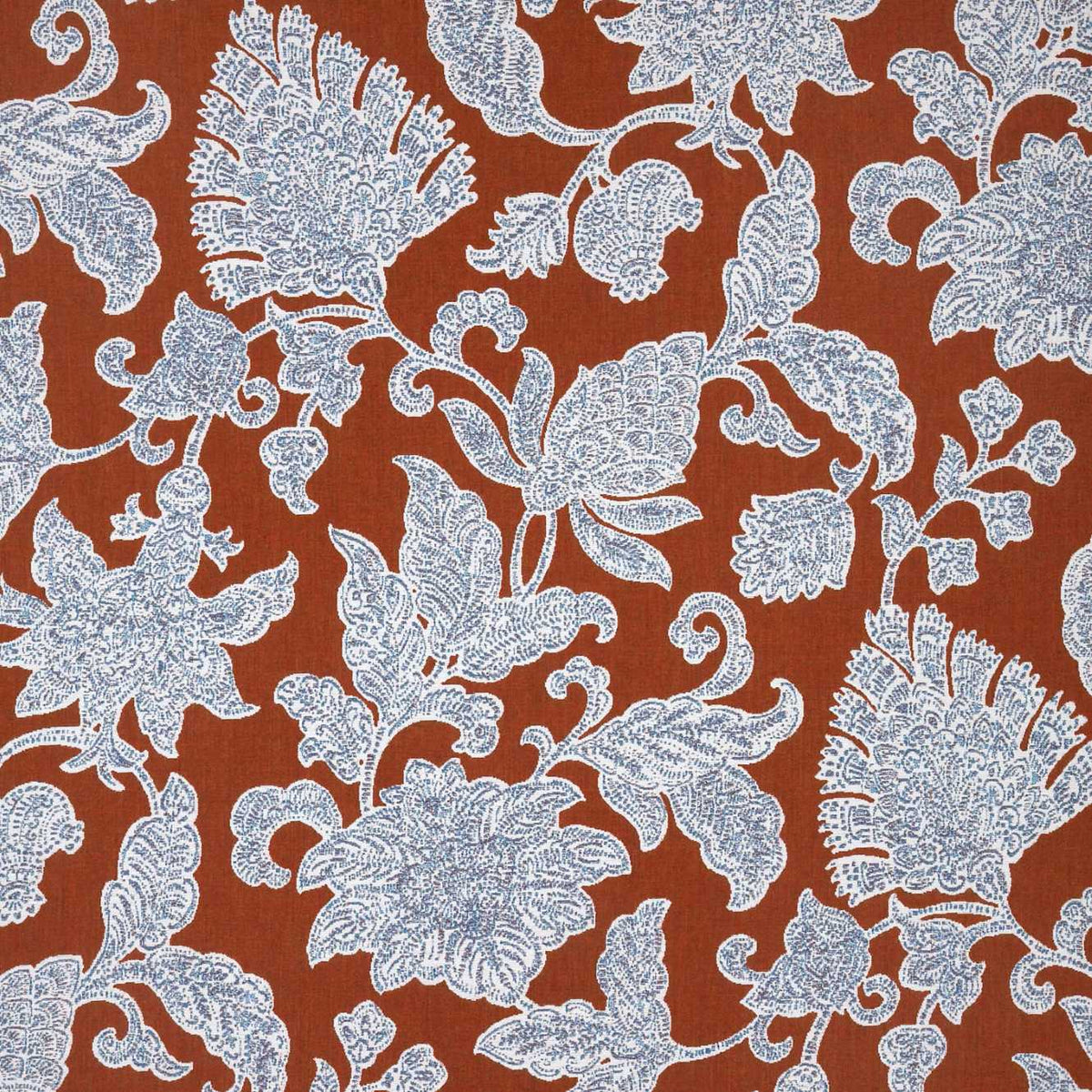 Sunbrella Floral Song Cinnabar 146023-0004 Upholstery Fabric - SewKnot