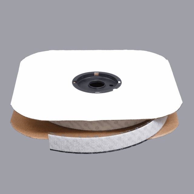 Velcro Brand Polyester Tape Hook #81 Adhesive Backing 1 Inch White 155553 (25 yard roll) - SewKnot