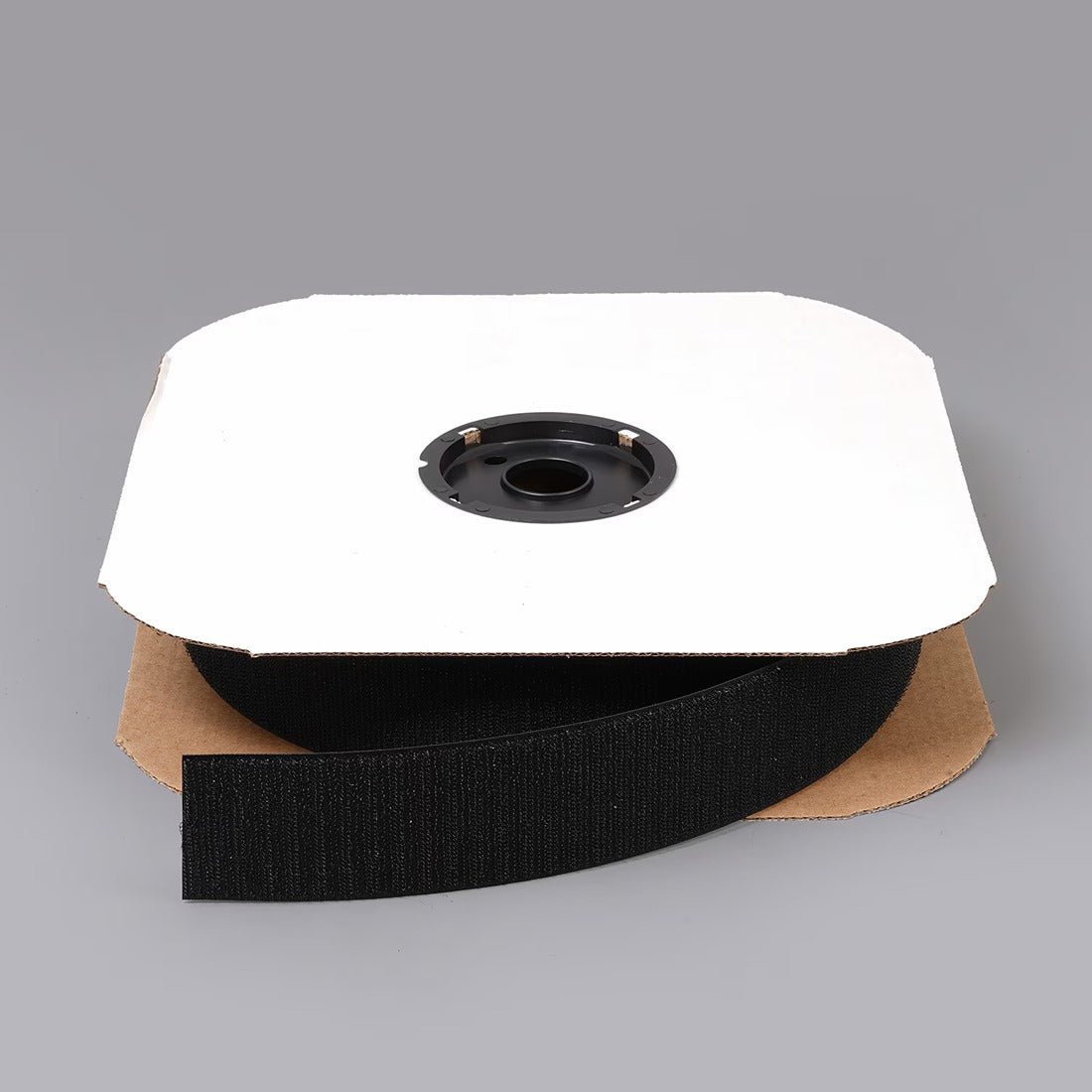 Velcro Brand Polyester Tape Hook #81 Standard Backing 2 Inch Black 190789 (25 yard roll) - SewKnot